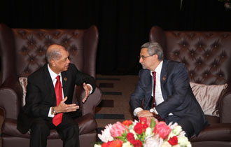 Le President Michel rencontre son homologue du Cabo Verde en marge du Sommet de l’Union Africaine