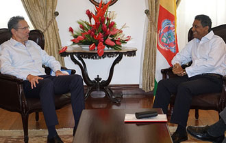 Outgoing Swedish Ambassador to Seychelles pays farewell visit