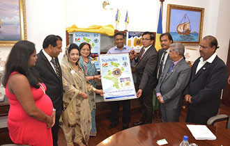 President Faure Meets Lions Clubs International Delegation Celebrating their Centennial