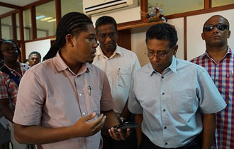 President Danny Faure visits Department of Habitat and Infrastructure