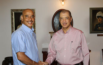 President Michel meets with the Leader of the Opposition